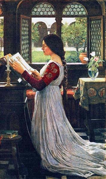 John William Waterhouse The Missal oil painting picture